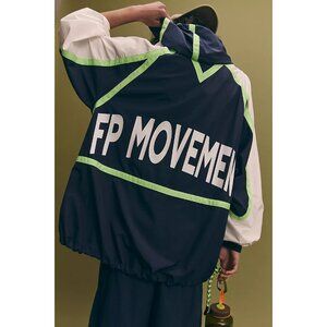 FP Movement by Free People Navy and Lime Jacket